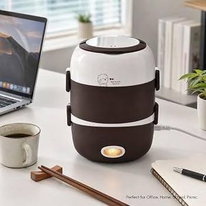 Lunch Box Électrique Portable – Chauffe & Cuisson Rapide - Chauffe-Repas Électrique