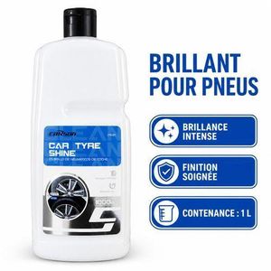 Produit rénovateur et brillant pour pneus
