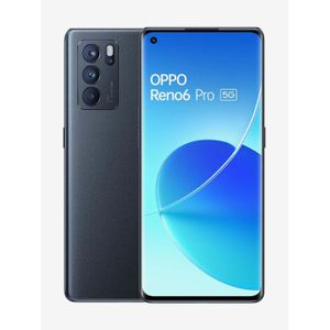 Oppo Reno 6 Pro* 6.55 Pouces* (256GB-12GB RAM) Black-4500mAh-64mpx Quadruple - 1Sim -esim