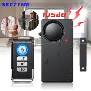 Alarme vibratoire sans fil de 110 dB avec télécommande, adaptée à la maison, la voiture, la moto, le vélo et autres dispositifs antivol.