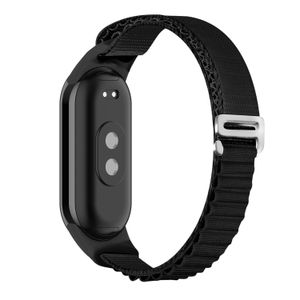 Autre Bracelet de Rechange en Nylon Tressé Style Alpine pour Xiaomi Mi Band 8 / Mi Band 9 / Mi Band 10 – Boucle Métal G-Hook, Sport & Outdoor - Noir