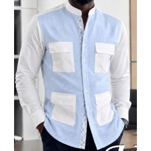 TAFA Chemise Hommes Manches Longues