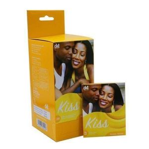 Kiss 12 Préservatifs Banane - 4 Boîtes De 3 Préservatifs Masculin