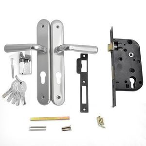 Ensemble Poignée De Porte +  Serrure Avec 5 Clés