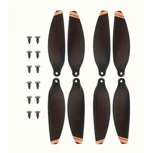 Lot de 8 Hélices Silencieuses et Vis de Fixation pour Drone Mini 2 SE, Mini SE et Mini 4K