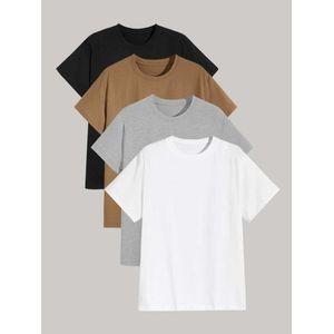 Mode Tee-shirt Vierge - Unisexe - NOIR / BLANC / MARRON / GRIS