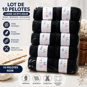 Lot de 10 Pelotes de Laine