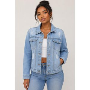Jacket en Jean Femme – Bleu 