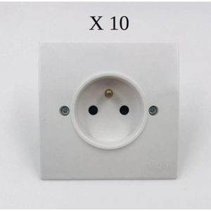 Prise Encastrée - (Lot De 10 Pieces) BH