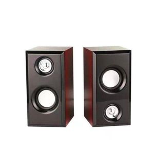 Baffles D'ordinateur, 2 haut-parleurs en bois
