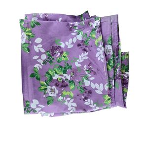 2 rideaux de porte simple (violet)