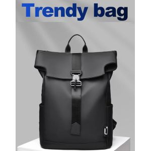 Nouveau sac à dos pour homme de grande capacité, pour ordinateur portable — Style « Business Casual », idéal pour étudiants et voyages — Imperméable — Noir
