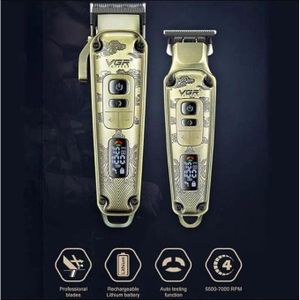 VGR V-643 - Deux Tondeuses à Cheveux Professionnelles Rechargeable