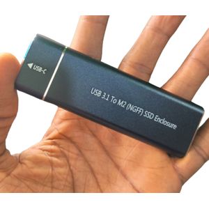 Haysenser M2 Boîtier SSD USB3.1 Type-C À M.2 NVMe SSD Disque