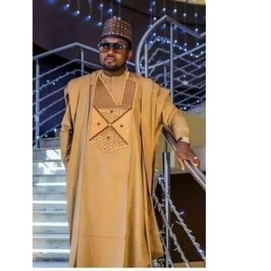 Ensemble tunique homme avec boubou en tissu très bonne qualité