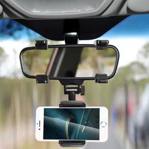 Support Universel pour Smartphone – Fixation Rétroviseur de Voiture 360° Pliable