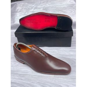 Soulier présidentiel class pour homme marron café 100% cuir 