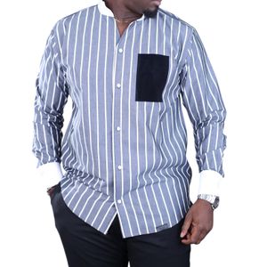 TAFA Chemise Manches Longues Tissu  Haute Qualité