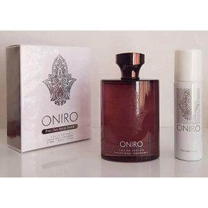Fragrance World oniro blanc avec deodorant parfums homme et femme 100ml