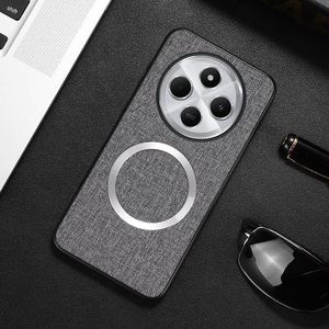 Autre Coque de Protection Texturée Tissu  MagSafe pour Redmi Note 15 Pro 4G - Gris