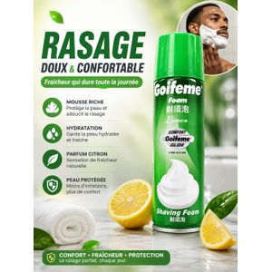 Mousse à Raser Goifeme Lemon – Rasage Doux et Confortable