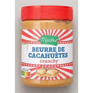 Beurre de cacahuète MARIBEL  crunchy454g pour tous ceux qui recherchent une énergie de qualité et des nutriments essentiels au quotidien.