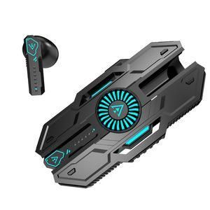 Écouteur bluetooth sans fil boitier futuriste et pendentif