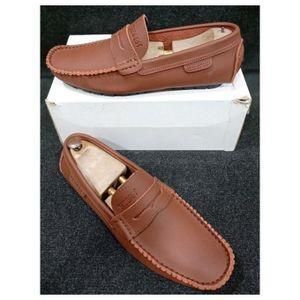 Baladeuse Tendance pour Homme - Revêtement style cuir résistant -MARON - Confort & Style