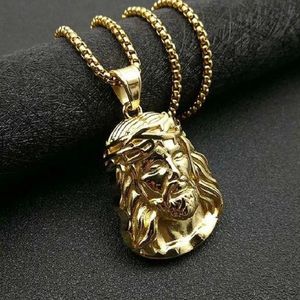 Royal en Acier Inoxydable Doré Pendentif