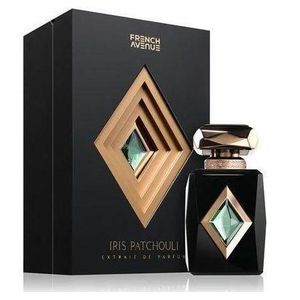 FRENCH AVENUE Iris Patchouli Extrait de Parfum, parfum unisex floral oriental, 80 ml - avec iris, cuir et cannelle