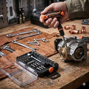 COFFRET TOURNEVIS À POIGNÉE EN T TACTIX 32 PIÈCES (900183) - Couple de Serrage Puissant & Ergonomie : Le Kit Polyvalent pour Mécanique et Bricolage !