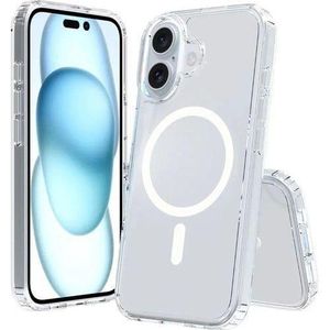 Coque Magsafe Transparente Compatible Pour Iphone 16 Plus - Transparent