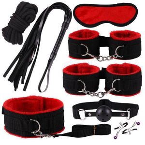 SEXTOYS Kit BDSM 8 Elements Noir/rougE