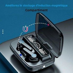 Écouteurs Bluetooth M19, Oreillettes Sans Fil