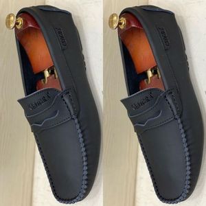 Geogra Chaussure Baladeuse Homme En Simili Cuir - Noire