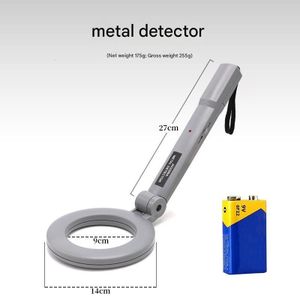 Détecteur de métaux portatif, scanner de métaux pour la sécurité aéroportuaire