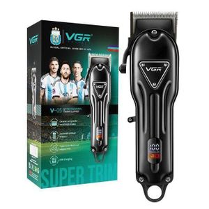 VGR tondeuse à cheveux Rechargeable - noire 