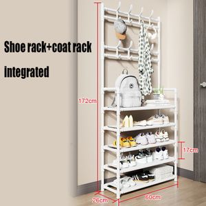 Integrated Shoe Rack+Coat Rack
