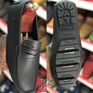 Souliers Homme Responsable En Cuir - NOIR