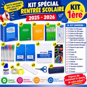  KIT SCOLAIRE DES CLASSES DE 1ère 