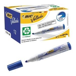 Bic Marqueur De Tableau Bleu Bic Paquet De 12