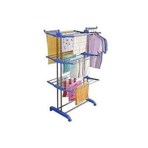 Sèche Linge Séchoir 3 Niveaux Multifonction Avec Roues