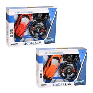 Gm Voiture de course télécommandée de couleur orange