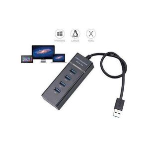 Pc Multi HUB Usb 3.0, 4 Ports Haute Vitesse, Pour PC De Bureau, Adaptateur D'ordinateur Portable