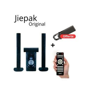 Jiepak Home Cinema 3.1 Ch - JP-C1/C2- 3 Baffles - Port Usb / HDMI / Bluetooth - Noir