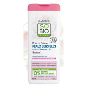Gel Douche : Crème Douche Hydratant SO BIO Au Jus D'aloe Véra Bio Peaux sensibles 650ml Importé De France 