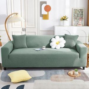 1/2/3/4 Places Housse De Canapé Extensible Tricotée Pour Salon, Housse De Protection Pour Meubles