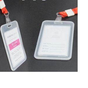 Porte Badge + Corde en plastique – Paquet de 10 – Kevajo
