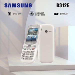 Samsung Telephone touche Sm B312E 1,8"/Double Sim-Fm-Radio mp3-Blanc