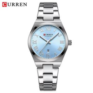 Curren Montre de luxe en acier inoxydable